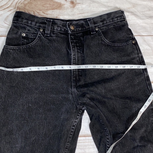 Lands End Vintage Black Mom Jeans 10 - Picture 6 of 8